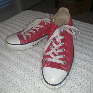 Converse All Stars Red Womens 8